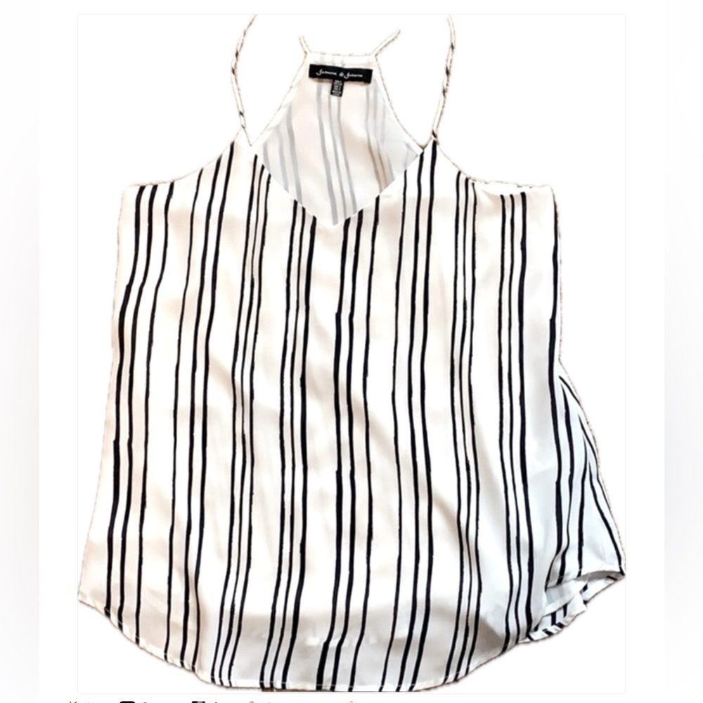 NWT Jasmine & Juliana striped halter top.
